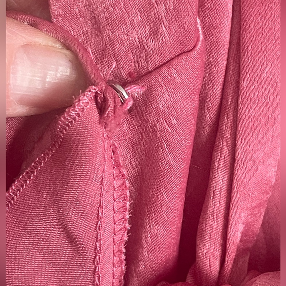 NWT Nasty Gal Pink Satin Wrap Dress - Picture 7 of 7
